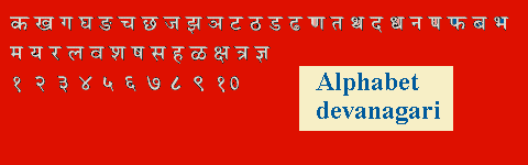 Hindi alphabet